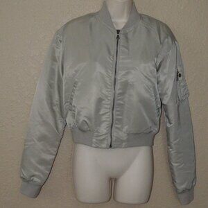 NWOT $598 Sz 2 S/M John Elliott Moon Hunter Cropped Bomber Jacket